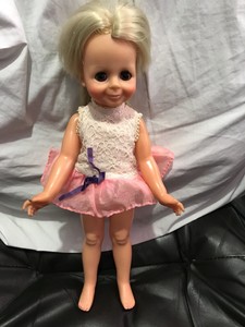 velvet doll with growing hair