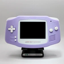 Game Boy Advance with IPS V7.1 LCD Pastel Purple