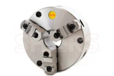 6" 3Jaw Reversible Jaw Front Mounting Self Center Lathe Chuck+TIR Certificate L[