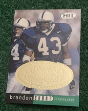 BRANDON SHORT - 2000 SAGE HIT NRG PARALLEL ROOKIE CARD # 43 NEW YORK GIANTS NFL. rookie card picture