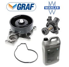 Engine Water Pump & Thermostat + Coolant Kit OES for BMW X1 sDrive28i xDrive28i