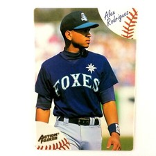 Alex Rodriguez 1994 Action Packed Minor League Rookie Card #1 Appleton Foxes. rookie card picture