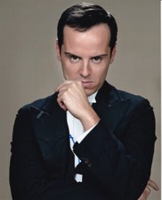 ANDREW SCOTT signed Autogramm 20x25cm SHERLOCK HOLMES in Person autograph COA