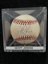 John Halama Autographed MLB w/Case Mariners Red Sox