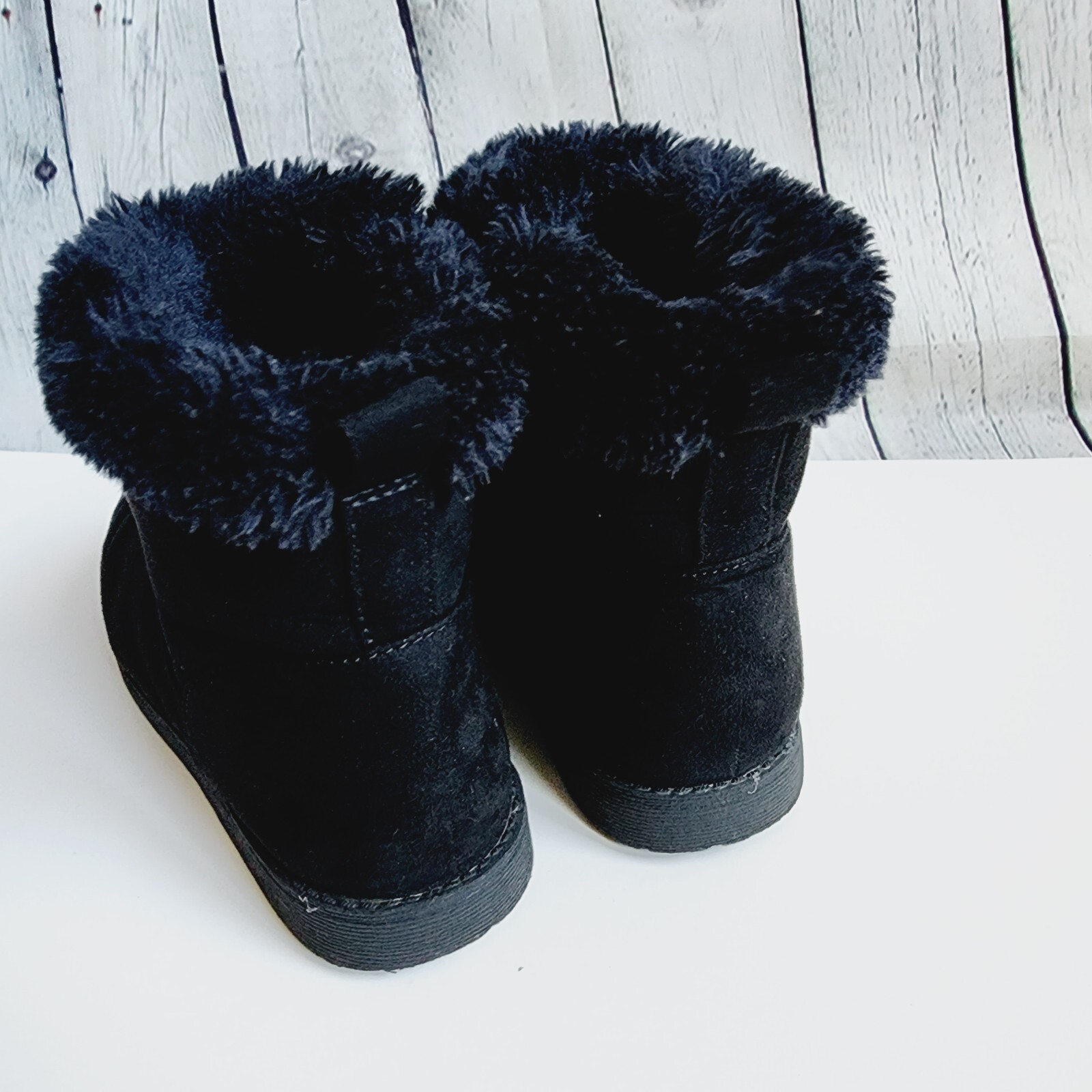 Girls Cat and Jack Winter Boots Girls Size 4 Black eBay