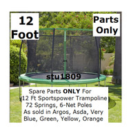 New Spare Parts FOR Sportspower 12 Ft Trampolines (6-pole model) Asda