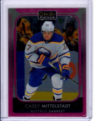 2021-22 OPC Platinum Casey Mittlestadt  Matte Pink Card # 65