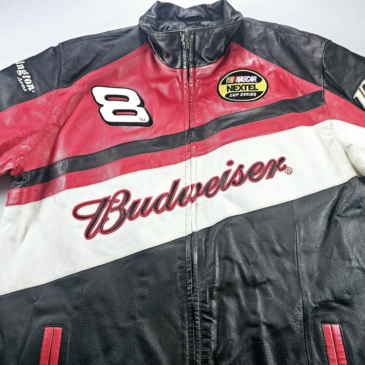 Dale Earnhardt Jr Jacket Large Chase Authentic Wilson Leather