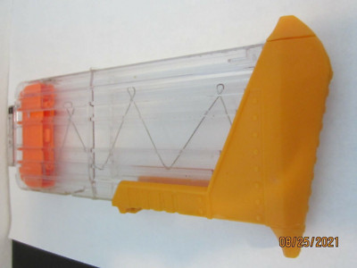 Nerf Doomlands Double Dealer Clear Magazine 12 Dart Clip Orange (201)