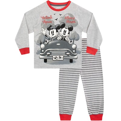 Mickey & Minnie Mouse Pyjamas Baby Kids Girls 18 24 Months 2 3 4 5 6 7 8 Years
