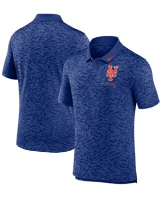 Nike Men's Golf Polo T-Shirt New York Mets Royal Next Level Logo
