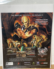 Mortal Kombat Deadly Alliance 2002 PS2 Xbox GameCube Print Ad