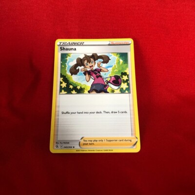shauna pokemon card price Shauna 240/264 Fusion Strike Pokemon TCG Card NM