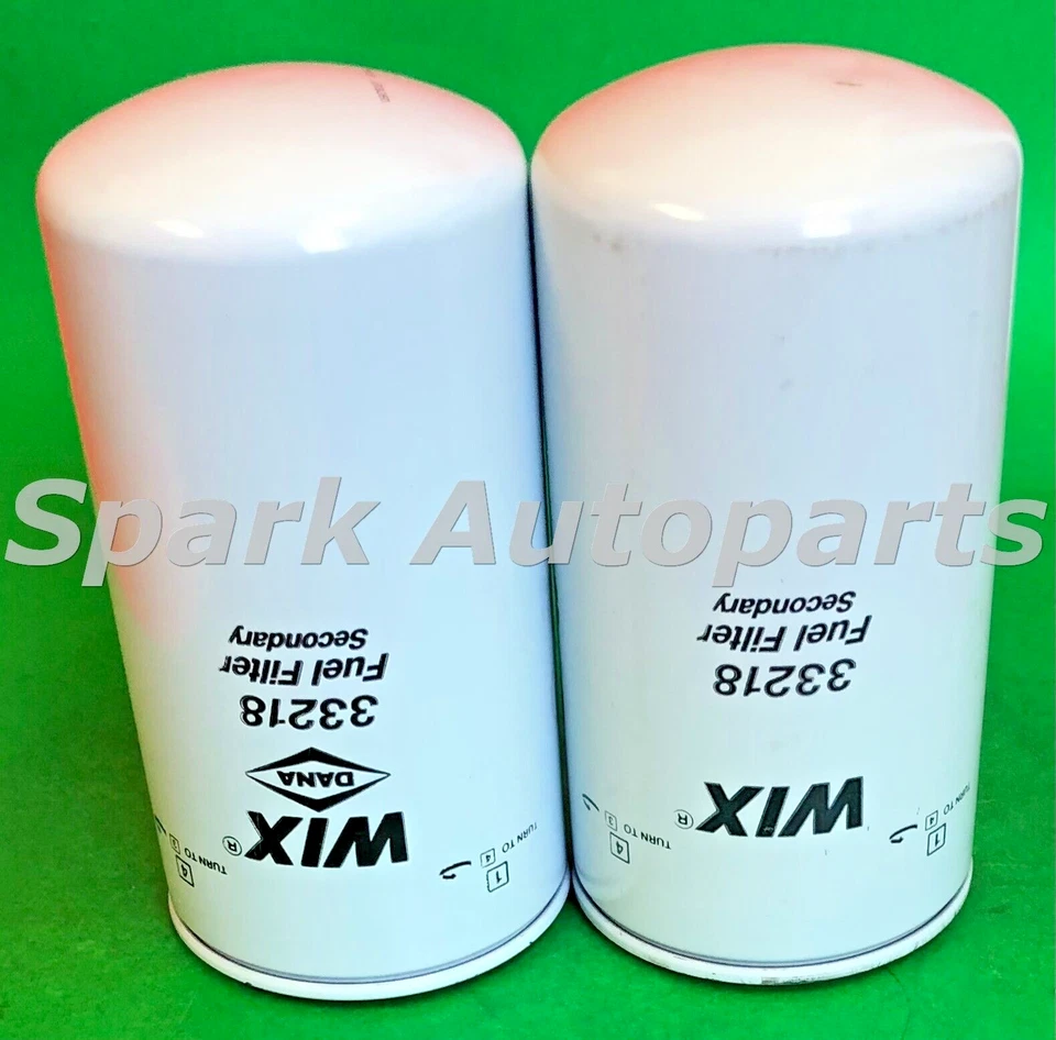 New Lot of 2 Fuel Filter-DIESEL, Turbo WIX 33218 For MACK CS200P Mid-Liner Foto 2 de 3