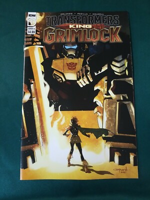 TRANSFORMERS KING GRIMLOCK #1 (OF 5) CVR A  IDW PRESALE 8/4