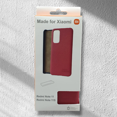 Made For Xiaomi Redmi Note 11 / 11S Schutzhülle Case Echtleder Leder NEU & OVP