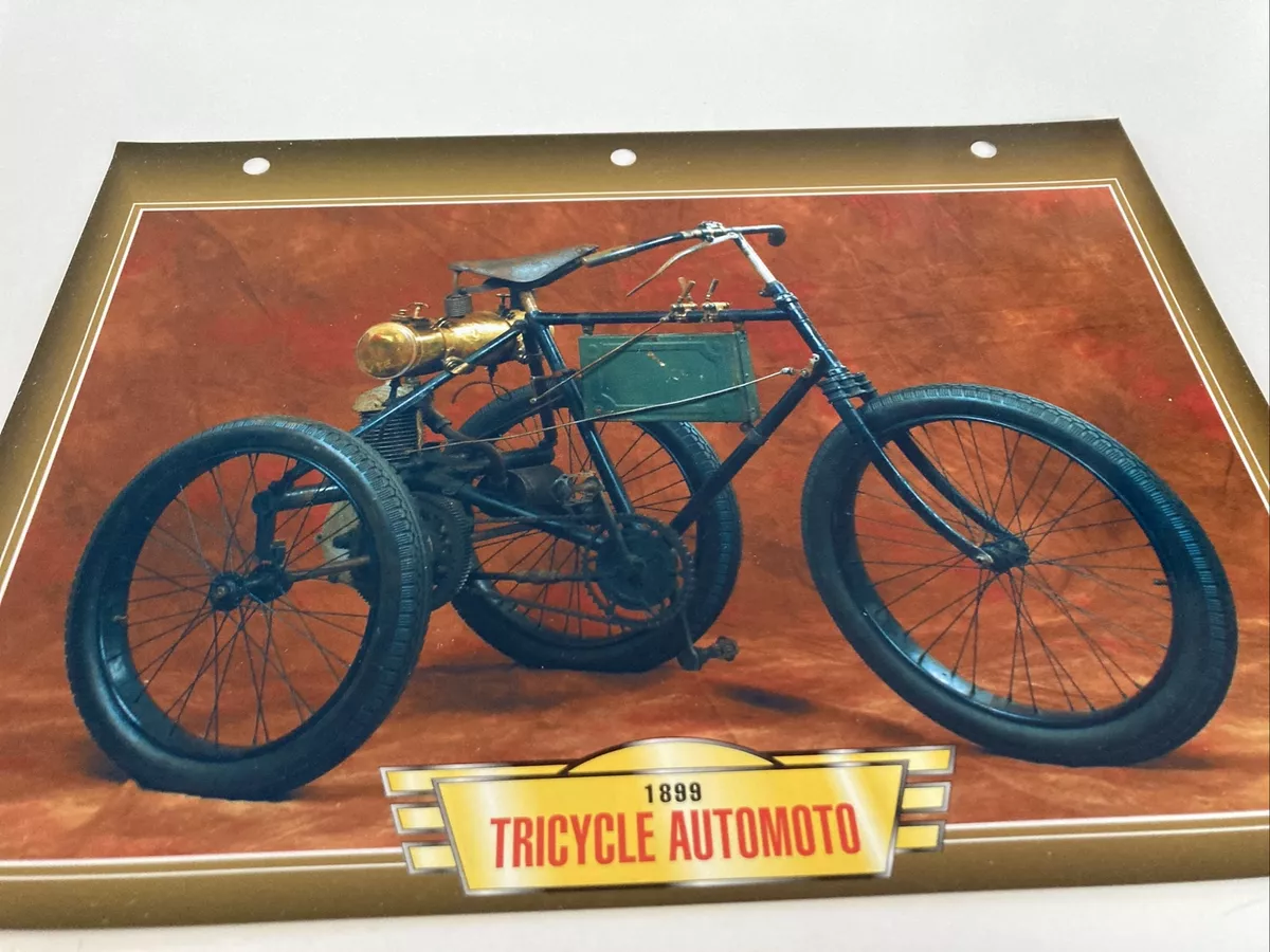 Trike Automoto 350 1899 Form Card Motorbike Passion Collection
