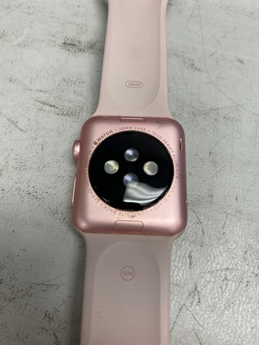 Apple Watch Sport 38mm Aluminum Case Pink with Pink Sport Band - READ - Picture 2 of 2