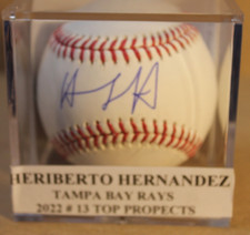 HERNANDEZ, HERIBERTO    TAMPA BAY RAYS ROOKIE SIGNED BASEBALL(JSA Auth)