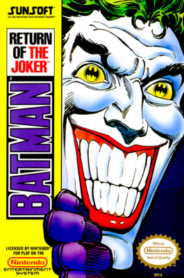 Batman Return of Joker Nintendo NES BOX ART Premium POSTER MADE IN