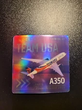 Delta Air Lines Team USA Paris Olympic Edition Trading Cards 2024 A350 No. 63
