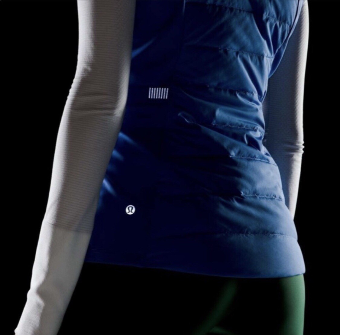 NWT Lululemon Down for It All Vest Blue Nile Size 6 | eBay