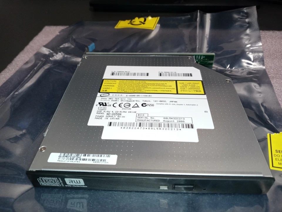 UNIDAD INTERNA NEC MODELO #ND-6650A DVD R/RW y CD-R/RW ¡¡CON 30 DÍAS DE GARANTÍA!!! Foto 2 de 4