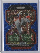 2022 Prizm Baseball Adam Wainwright  Blue Velocity Prizm - St. Louis Cardinals