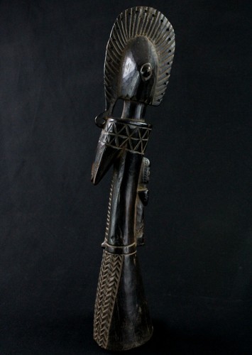 Art Africain African Doll Afrique - Très Grande Poupée Mossi Burkina - 51 Cms ++ - Foto 4 di 12