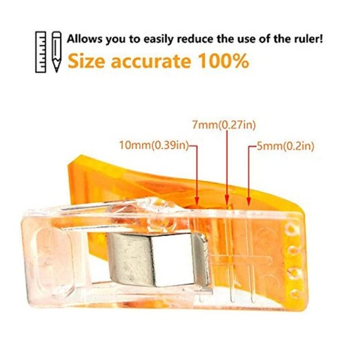 GDMINLO Multipurpose Sewing Clips for Quilting and Crafts with Tin Box100-Pack - 第 5/7 張圖片
