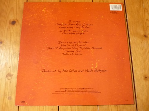 Phil Collins – No Jacket Required / WEA – 251 699-1 LP - Bild 2 von 2