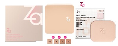 ZA True White Plus Two-Way Powder Makeup Foundation SPF20 PA++