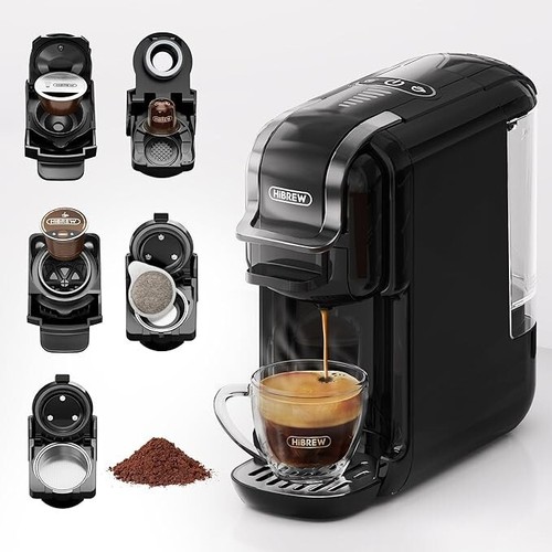 HiBREW H2B 19bar Espresso-Kaffeemaschine 5in1 Maschinen-Kapsel Kaffeemaschine DE - Bild 1 von 18