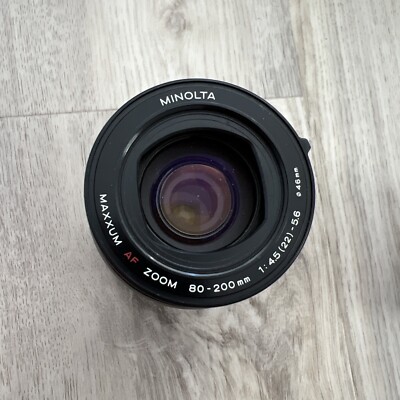 MINOLTA Maxxum AF 80-200mm F4.5-5.6 Lens for MINOLTA MAXXUM SONY ALPHA Black