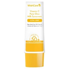 Wishcare Vitamin C Pure Glow Face Sunscreen SPF 50 PA   50 g 