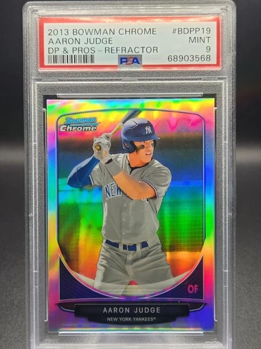 2013 Bowman DP & Pros Aaron Judge Refractor PSA 9 MINT #BDPP19 Yankees