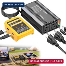 300W Power Inverter Compatible with Dewalt 20V Battery, DC 20V to AC 110V Batter