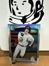 KYLE TEEL 2025 BOWMAN CHROME PROSPECTS #BCP-118⚾️REFRACTOR #217/499 WHITE SOX RC