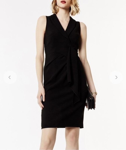 Women Karen Millen Dress Black 32 / XXS / 40 #9RJ5