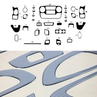 Innenraum Dekor Cockpit FüR Opel Movano 2010-2021 Carbon Optik 31Tlg