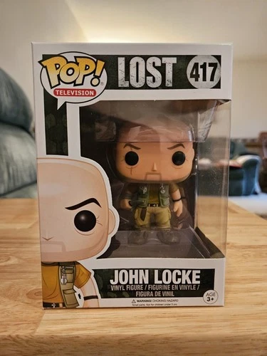 Funko - POP Television: LOST -  John Locke #417 Vinyl Action Figure Vaulted Rare