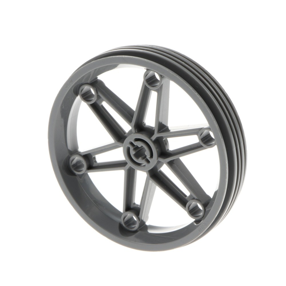 1x Lego Technic Wheel Rim 61.6x13.6 New Dark Gray Spoke Motorcycle 4580588 290