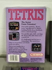 NES TETRIS 1989 Nintendo Classic  Games Cartridge Box Book Sleeve