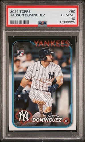 Topps 2024 Series 1 Jasson Dominguez RC #60 PSA 10