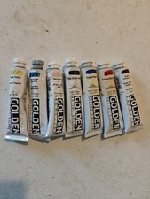 Golden Acrylic Paint Mixed 2oz  Series Mixed  Set Of 6 Lot  4