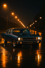 1968 Coronet Rt Streetlights Poster 24 X 36 Inch Sweet