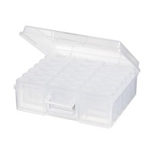Stackable Plastic Clear Storage Box Containers with Latching Lid - Art Craft ...