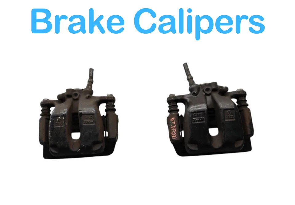 05-11 Bentley Continental Rear Left And Right Side Brake Calipers Black Oem - Image 3 of 4