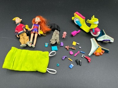 4.5'' Disney KIM POSSIBLE MINI DOLLS Kim & Ron & Accessories from 3 in 1 Set Rare