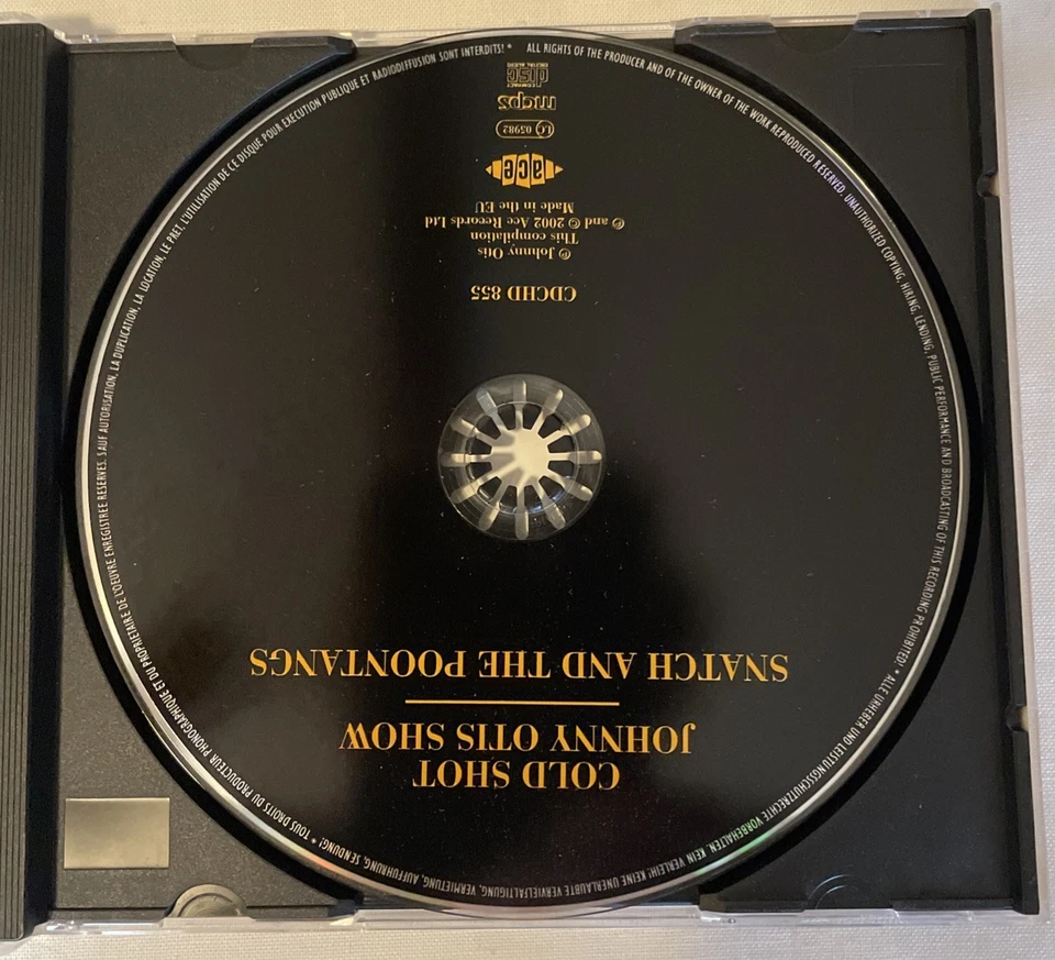 Cold Shot / for Adults only by Otis, Johnny / Snatch & Poontangs (CD, 2002) — 第 4/4 张图片